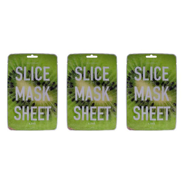 Kocostar Slice Sheet Mask - Kiwi by Kocostar for Unisex - 1 Pc Mask - Pack of 3