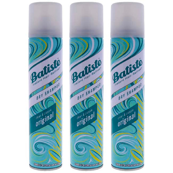 Batiste Dry Shampoo - Clean and Classic Original by Batiste for Women - 6.73 oz Dry Shampoo - Pack of 3