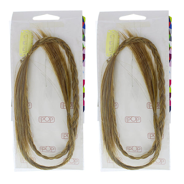 Pop Two Braid Extension - R25 Ginger Blonde by Hairdo for Women - 1 Pc Hair Extension - Pack of 2