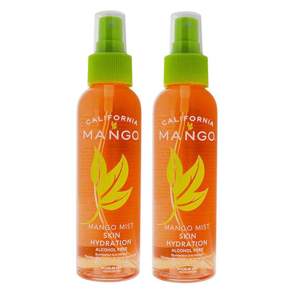 California Mango Mango Mist Skin Hydration by California Mango for Unisex - 4.3 oz Spray - Pack of 2