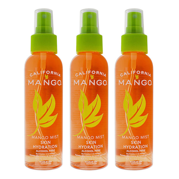 California Mango Mango Mist Skin Hydration by California Mango for Unisex - 4.3 oz Spray - Pack of 3