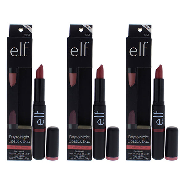 e.l.f. Day to Night Lipstick Duo - The Best Berries by e.l.f. for Women - 2 x 0.1 oz Lipstick - Pack of 3
