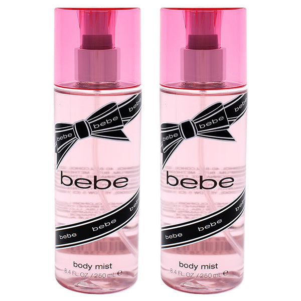 Bebe Bebe Silver by Bebe for Women - 8.4 oz Body Mist - Pack of 2