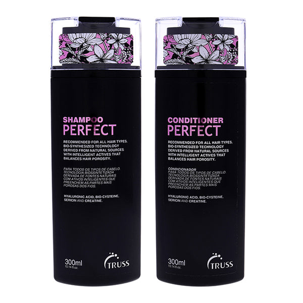 Truss Perfect Shampoo and Conditioner Kit by Truss for Unisex - 2 Pc Kit 10.14 oz Shampoo, 10.14 oz Conditioner