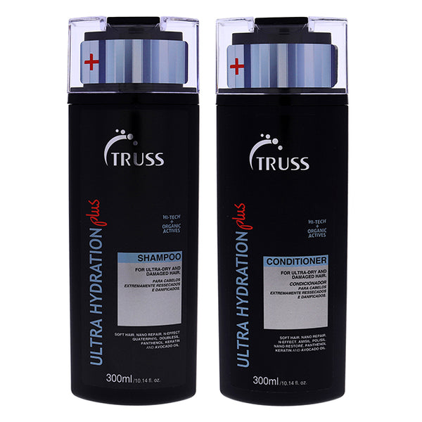 Truss Ultra Hydration Shampoo and Conditioner Kit by Truss for Unisex - 2 Pc Kit 10.14 oz Shampoo, 10.14 oz Conditioner