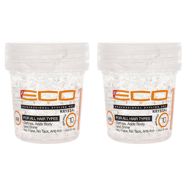 Ecoco Eco Style Gel - Krystal by Ecoco for Unisex - 1.6 oz Gel - Pack of 2