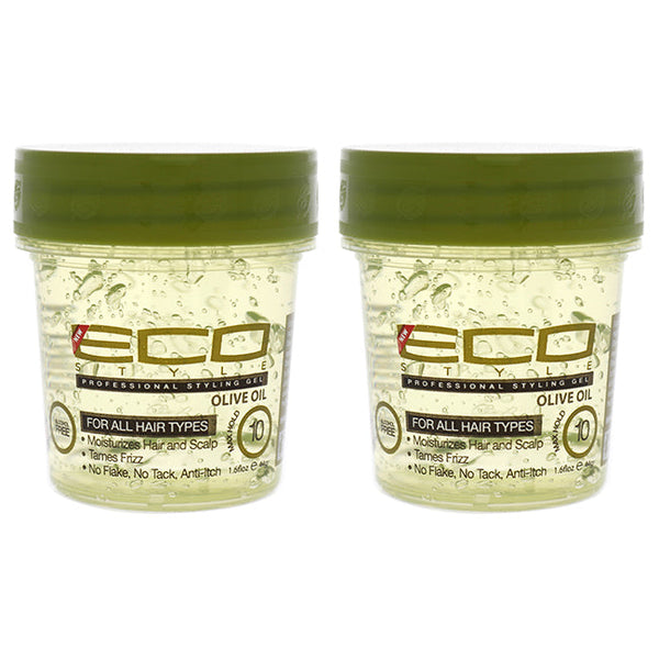 Ecoco Eco Style Gel - Olive Oil by Ecoco for Unisex - 1.6 oz Gel - Pack of 2