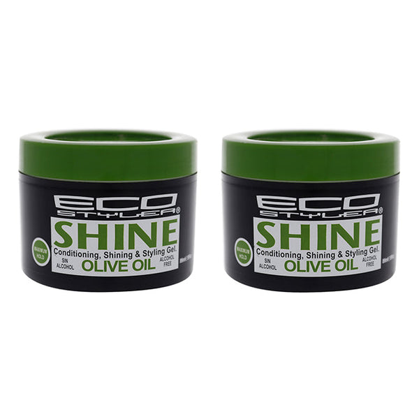Ecoco Eco Shine Gel - Olive Oil by Ecoco for Unisex - 3 oz Gel - Pack of 2