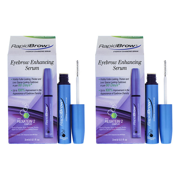 RapidLash Rapidbrow Eyebrow Enhancing Serum by RapidLash for Unisex - 0.1 oz Serum - Pack of 2