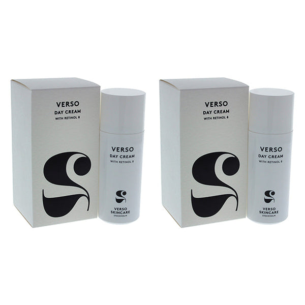 Verso Day Cream by Verso for Women - 1.7 oz Cream - Pack of 2