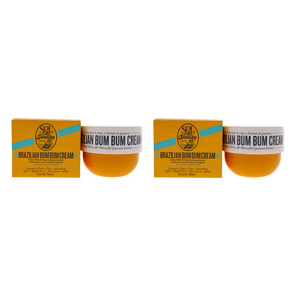 Sol de Janeiro Brazilian Bum Bum Cream by Sol de Janeiro for Unisex - 8.1 oz Body Lotion - Pack of 2