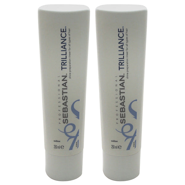 Sebastian Trilliance Shine Conditioner by Sebastian for Unisex - 250 ml Conditioner - Pack of 2