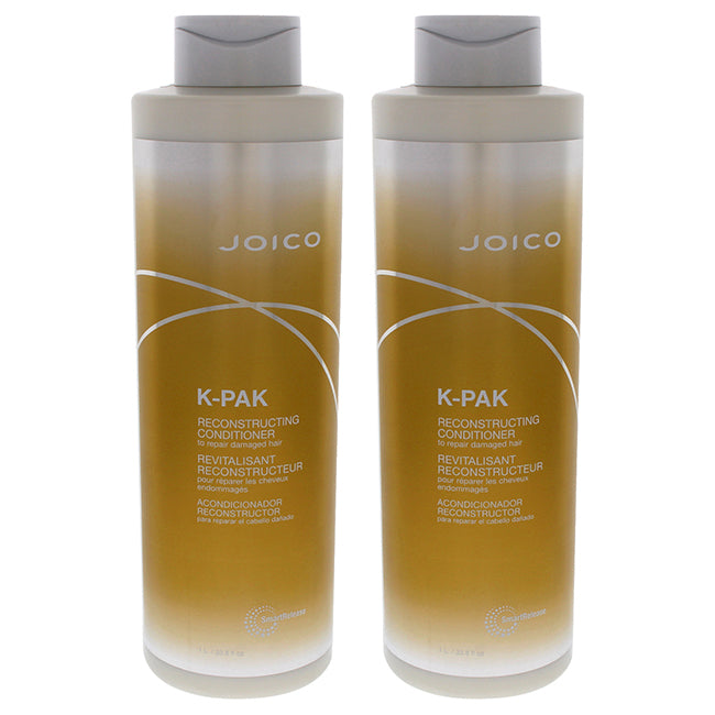 Joico K-Pak Conditioner To Repair Damage Revitalisant by Joico for Unisex - 33.8 oz Conditioner - Pack of 2