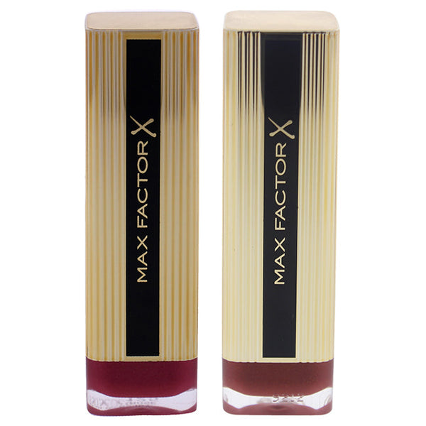 Max Factor Colour Elixir Lipstick Kit by Max Factor for Women - 2 Pc Kit 0.14oz Lipstick - 080 Chilli, 0.14oz Lipstick - 125 Icy Rose,