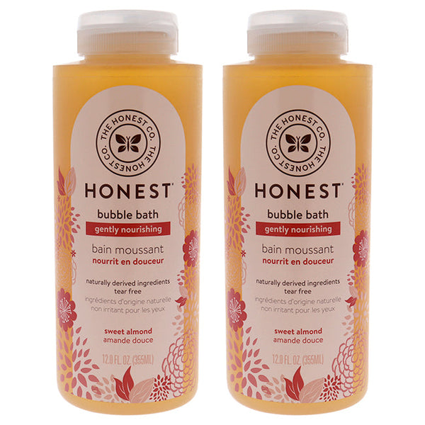 Honest Bubble Bath Gently Nourishing - Sweet Almond by Honest for Kids - 12 oz Bubble Bath - Pack of 2