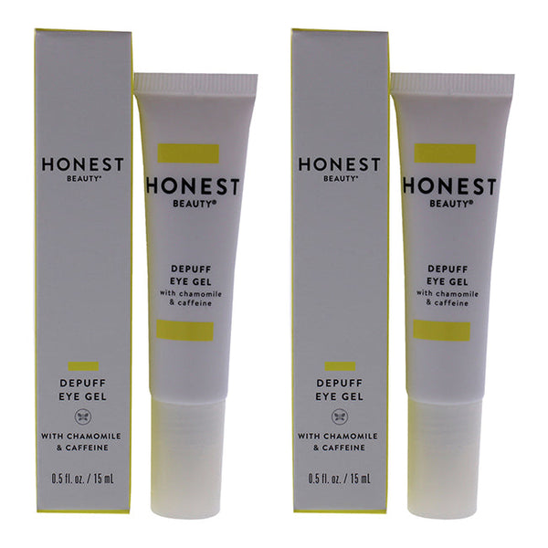 Honest Depuff Eye Gel by Honest for Women - 0.5 oz Gel - Pack of 2