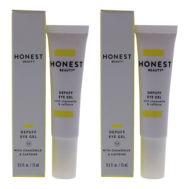 Honest Depuff Eye Gel by Honest for Women - 0.5 oz Gel - Pack of 2