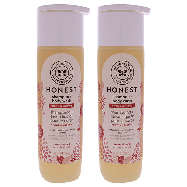 Honest Gently Nourishing Shampoo And Body Wash - Sweet Almond by Honest for Kids - 10 oz Shampoo and Body Wash - Pack of 2