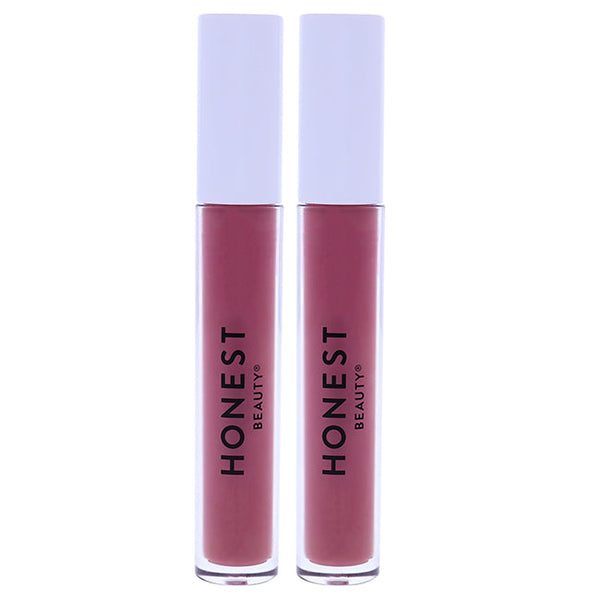 Honest Liquid Lipstick - Forever by Honest for Women - 0.12 oz Lipstick - Pack of 2