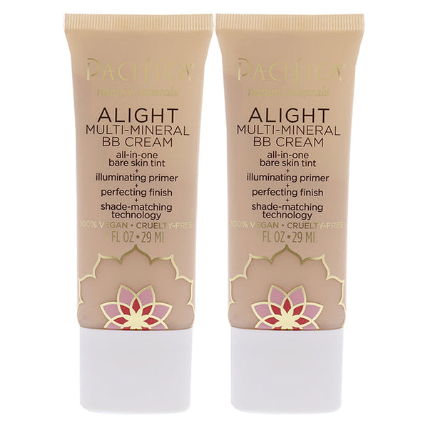 Pacifica Alight Multi-Mineral BB Cream - 11 Light by Pacifica for Women - 1 oz Makeup - Pack of 2