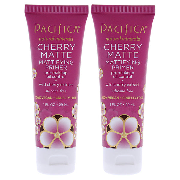 Pacifica Cherry Matte Mattifying Primer by Pacifica for Women - 1 oz Primer - Pack of 2