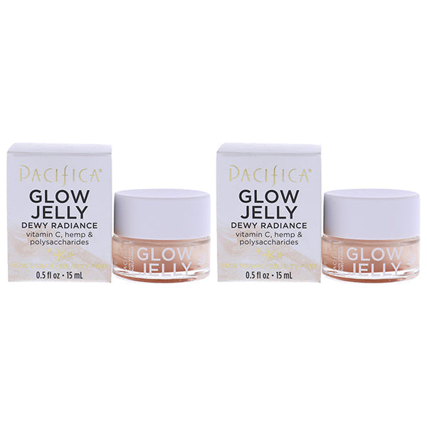 Pacifica Glow Jelly Dewy Radiance by Pacifica for Unisex - 0.5 oz Gel - Pack of 2
