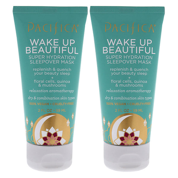 Pacifica Wake Up Beautiful Mask by Pacifica for Unisex - 2 oz Mask - Pack of 2