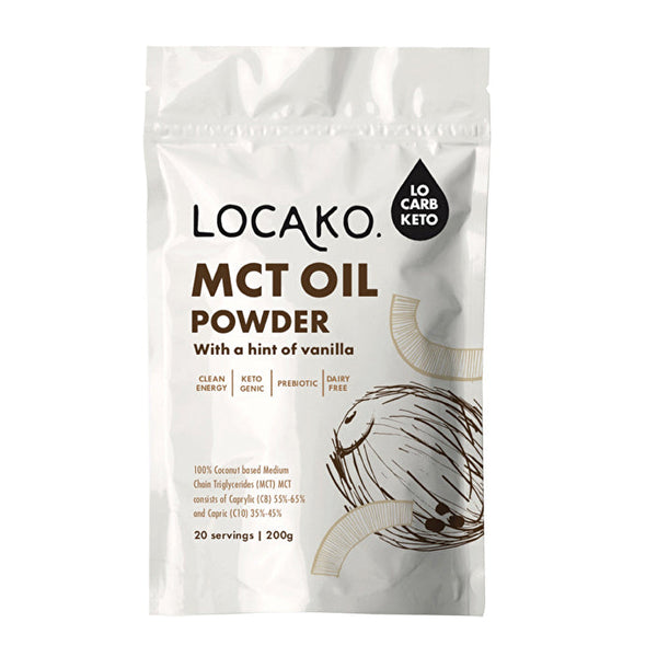 Locako MCT Oil Powder With A Hint Of Vanilla 200g