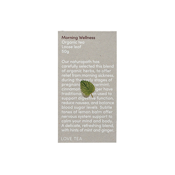 Love Tea Organic Morning Wellness Tea Loose Leaf 50g