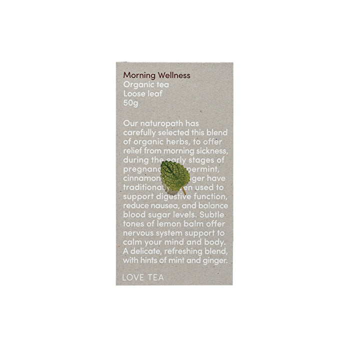 Love Tea Organic Morning Wellness Tea Loose Leaf 50g