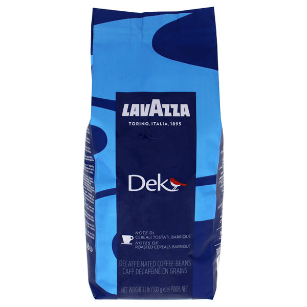 Lavazza Dek Espresso Decaffeinated Roast Whole Bean Coffee by Lavazza for Unisex - 17.6 oz Coffee