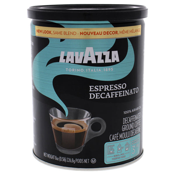 Lavazza Espresso Decaffeinato Medium Roast Ground Coffee by Lavazza for Unisex - 8 oz Coffee