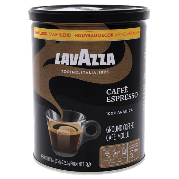 Lavazza Caffe Espresso Medium Roast Ground Coffee by Lavazza for Unisex - 8 oz Coffee