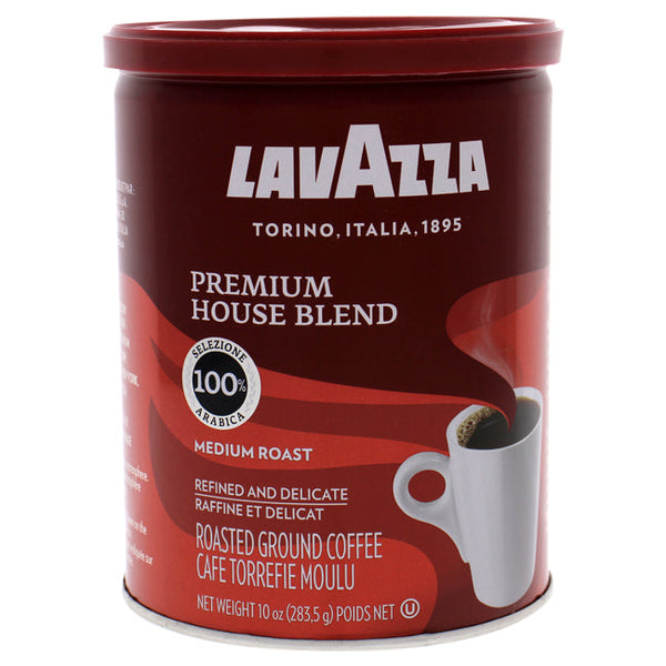 Lavazza Premium House Blend Medium Roast Ground Coffee by Lavazza for Unisex - 10 oz Coffee