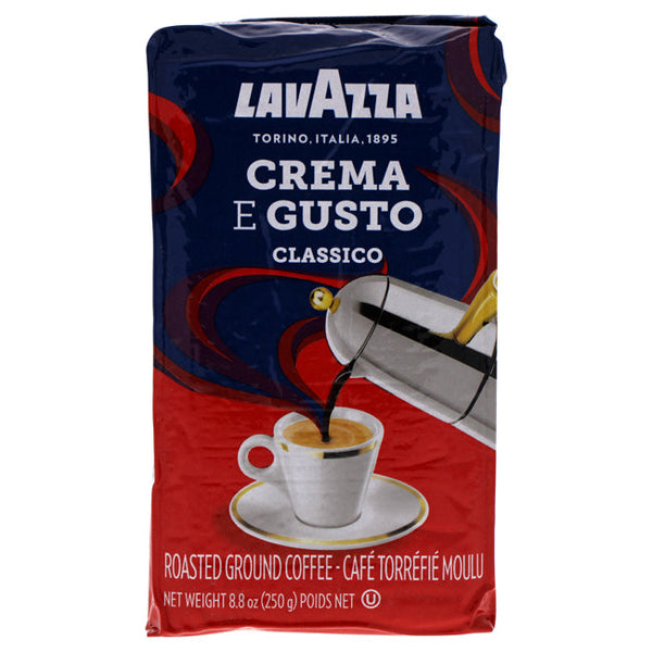 Lavazza Crema e Gusto Classico Roast Ground Coffee by Lavazza for Unisex - 8.8 oz Coffee