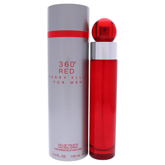 Perry Ellis 360 Red by Perry Ellis for Men - 3.4 oz EDT Spray