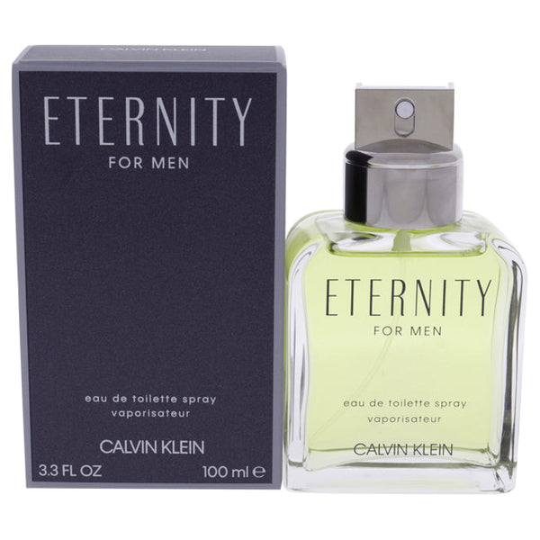 Calvin Klein Eternity by Calvin Klein for Men - 3.3 oz EDT Spray