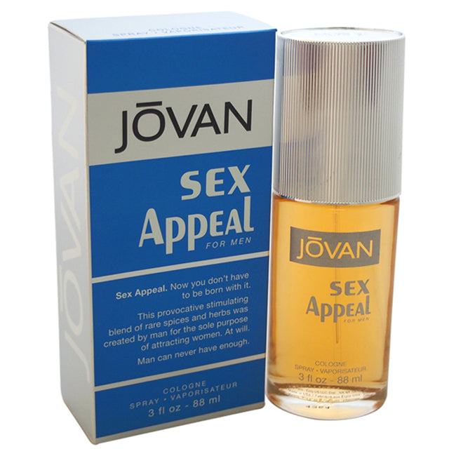 Jovan Jovan Sex Appeal by Jovan for Men - 3 oz EDC Spray