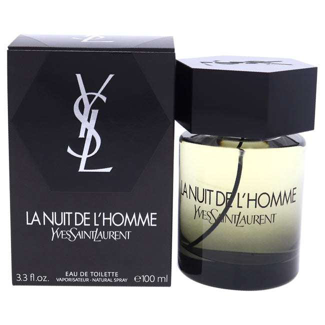 Yves Saint Laurent La Nuit De LHomme by Yves Saint Laurent for Men - 3.3 oz EDT Spray