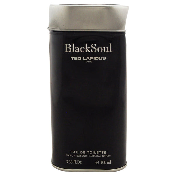 Ted Lapidus Black Soul by Ted Lapidus for Men - 3.4 oz EDT Spray