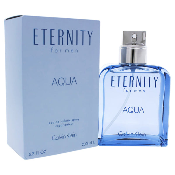 Calvin Klein Eternity Aqua by Calvin Klein for Men - 6.7 oz EDT Spray