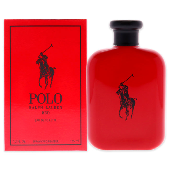 Ralph Lauren Polo Red by Ralph Lauren for Men - 4.2 oz EDT Spray