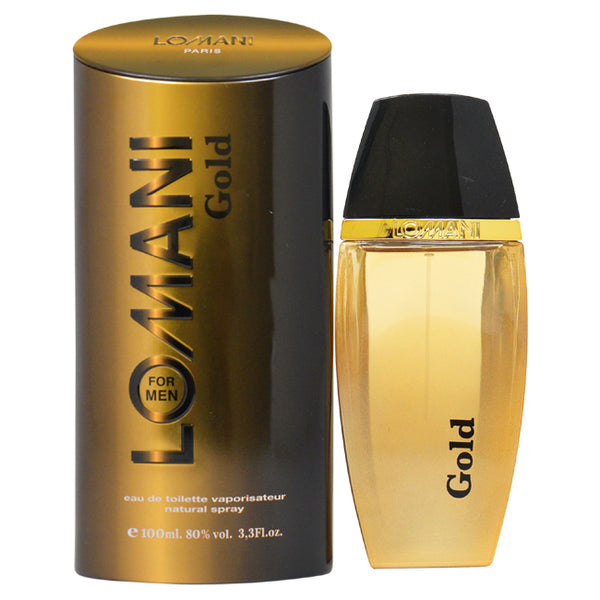 Lomani Gold by Lomani for Men - 3.3 oz EDT Spray