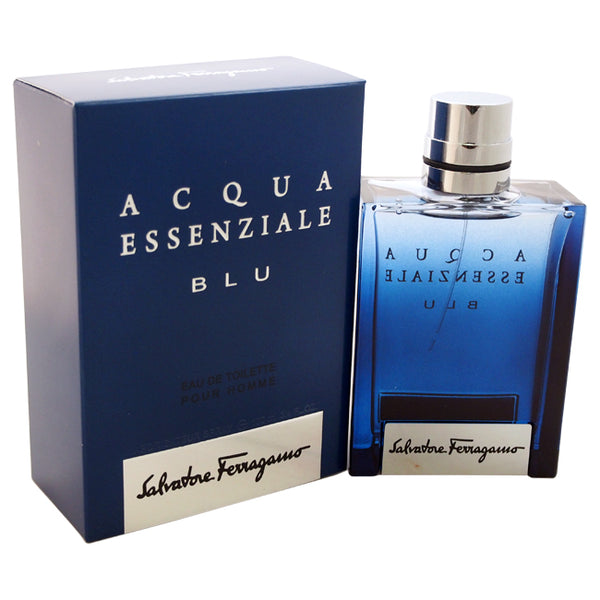 Salvatore Ferragamo Acqua Essenziale Blu by Salvatore Ferragamo for Men - 3.4 oz EDT Spray