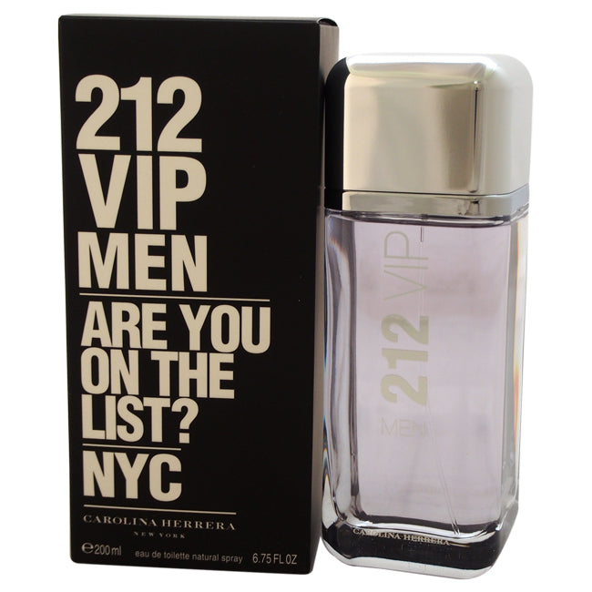 Carolina Herrera 212 VIP by Carolina Herrera for Men - 6.75 oz EDT Spray