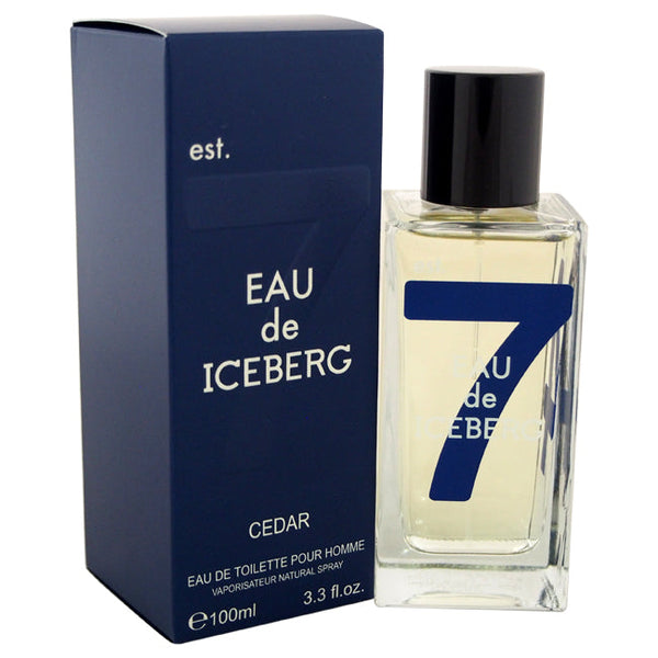 Iceberg Eau de Iceberg Cedar by Iceberg for Men - 3.3 oz EDT Spray