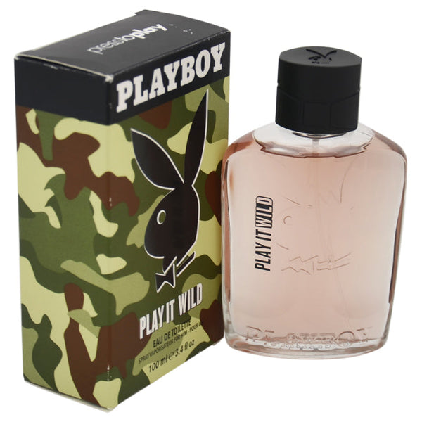 Playboy Play It Wild by Playboy for Men - 3.4 oz EDT Spray
