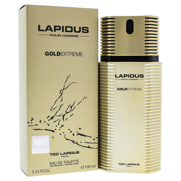 Ted Lapidus Gold Extreme by Ted Lapidus for Men - 3.4 oz EDT Spray