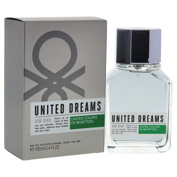 United Colors of Benetton United Dreams Aim High by United Colors of Benetton for Men - 3.4 oz EDT Spray