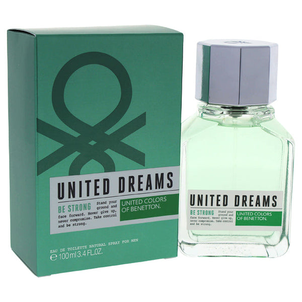 United Colors of Benetton United Dreams Be Strong by United Colors of Benetton for Men - 3.4 oz EDT Spray